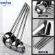 
Central Li'an Commercial Hotel Restaurant Stainless Steel Extended Water Spoon Canteen Cooking Water Spoon [Fine Oval Round Handle Spoon 14cm] ZH-1047