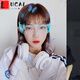 LUCALY new internet celebrity sunglasses, tech-sense luminous glasses, disco and TikTok female cyberpunk atmosphere props, battery
