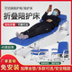 Zhuo Kun upgraded version widened and accompanying chair for two multi-function single convenient folding bed for household lunch break and nap brown reinforced 186*63cm