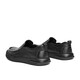 Belle Chaussures décontractées aux coups de poing Chaussures masculines en cuir de vache de vache chaussures de pied confortable Chaussures en cuir A1541BM4 noir 41