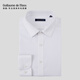 Guillaume de Mons Mulberry Seidenhemd Männer weiße Geschäft formelle Trage Freizeitbuam Hochzeit einfach Pflege ohne bügeln Langarm Shirt Männer weiß 38