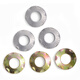 JINGGONG carbon steel six claw grounding washer bridge claw pattern 304 anti-loosening embossed anti-slip flower tooth butterfly gasket 5*12*0.7 1000 pieces color zinc discount