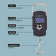 Baijie portable scale, spring scale, mini hook scale, small hanging scale, electronic scale, luggage scale, express scale, JL-121