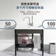 
XMSJ ceramic washing basin stainless steel bracket basin laundry sink with washboard balcony washing basin ultra-deep laundry custom 95cm 1048 single basin drain
