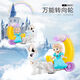Diberry Children's Girl Prinzessin Wagenspielzeug singen tanzend Elektrische universelle rotierende Musik Musik Elsa Frozen Elsa Carriage Lantern Toys 3 wiederaufladbare Batterien 1 Ladegerät