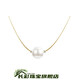 Changcai Pearl Necklace for Women 2023 New Light Luxury Niche Pendant Single Pearl One French Complex Small Pearl Diameter 1.3cm