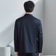 Hongdu Imported Pure Wool Fabric Men's Jacket Business Formal Wear for Meetings Executive Office High Luxury Jacket Men's Jacket Navy Blue JT6217-1 175/92L