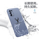 [with tempered film] Taras is suitable for opporeno5 mobile phone case universal Reno5k 5G full-inclusive liquid silicone soft shell anti-fall protective case reno5/5k [universal] Lavender gray [with tempered film]