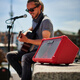 BOSS CUBE-Street II Portable Outdoor Guitar Singing Speaker Electric Wind Instrument Speaker CUBE ST2 Red + Bluetooth Adapter