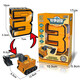 Case Family Toys Grandes juguetes de mecha deformados de los niños Bloques de construcción de educación temprana Niños y niñas 2-6 años 0-9 Combinación de robot digital Gran número 0 Windows Color de ventanas de remolque Caja de color