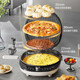 Le moule à cuisson électrique supor peut être détachable et laver le stand à gâteau électrique pour le ménage de la machine à petit-déjeuner chauffant à double face pancake de boulangerie de boulangerie de boulangerie