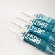 1587 Silicone rubber flat sealant 1596 1598 1592 High temperature resistant sealant 310ml blue gray black red 1592 red