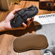 Leather glasses storage bag sunglasses sunglasses box portable retro leather men's and women's eye bag protective cover halter neck pink