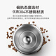 SIMELO保温杯大容量304不锈钢保温便携咖啡杯车载随手水杯曼特宁黑510ML