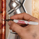 
Ruiyi sharpie marker pen high temperature resistant marker pen 1MM oily waterproof low temperature resistant marker pen United States imported industrial laboratory marker pen 13601 black single