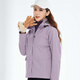 Simboo jacket for men, windproof and warm three-in-one mid-length jacket for mountaineering breathable wear-resistant ski jacket 12805 purple-women S