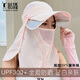 Camper Coutcamp Sun Protection Sombrero Mask Full Mask Mask Mask Facing Gat de pesca UV Postería Sol Protección contra el cuello Al aire libre Mujeres Gris oscuro Ajustable