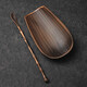 Liangqiao Chaze two-piece set for tea appreciation, tea spoon, tea spoon, tea spoon, tea saucer, tea spoon, tea kung fu tea set, tea ceremony accessories, dustpan, tea spoon (bronze)