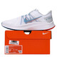 Nike (Nike) Laufschuhe 2025 Sommerquest 4 Mesh atmungsaktiven leichten, schockabsorbierenden Kleidung-resistenten bequemen Outdoor-Sportschuhen DA1105-101/Weiß, Blau und Rot/hauptsächlich empfohlenes Modell 44