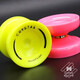 Wanli Anfänger Yo-Yo K2 Plastikkristall Yo-Yo Professional Fancy Competition Magic Yoyo Kinder Dead Sleep-Blue Pink Gradient