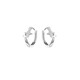 Mansheng Pure 999 Pure Silver Earrings Men's Earrings Star Ear Rings Are Allergy-Free and Ear-piercing Personalized Handsome Trendy Men's Earrings S999 Pure Silver Earrings Single
