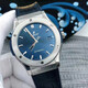 [SEGUNDA 95 NUEVO] Hublot Classic Fusion Series Men's Watch 511NX7170LR MAQUINARIA AUTOMÁTICA TITANIUM METAL RELOJ 20 AÑOS SET 45 mm