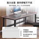 Yilinju computer desk desktop bedroom home simple small desk small apartment simple internet celebrity multi-functional e-sports table upgraded bold 80*50cm-grey oak color