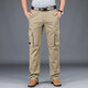 
JEEP SPIRIT Jeep Casual Working Pants Men's Multi-Pocket Straight Loose Pants Trendy Spring and Summer Men's Pants 9923 Thin 9923 Thin Khaki Size 31 2ft 3