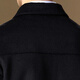 Antonio [5% Cashmere + 95% Wolle] Herrenjacke Frühlings- und Herbst mittleren und jungen Business Revers Wolljacke kurz schwarz m