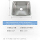 科勒（KOHLER） 厨房水槽洗菜盆台上台下式单槽套餐加厚304不锈钢洗碗槽洗菜池 3884T-C-NA单槽小户型