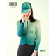 Lampada's New Sommer Damen -Radfahreranzug Fahrrad Langarm trendy Festfahrrad -Fahrradanzug Top Rococo Green XL
