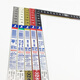 Hualeji and mini right angle ruler 90 degree stainless steel angle ruler small curve ruler high precision woodworking three-inch mage 12101