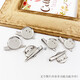 JACK VINEY pin insurance safety pin corsage base buckle pin with lock tie brooch handmade DIY hair accessories materials 15mm flat brooch 30 pieces