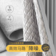 隔音窗帘超强隔音马路吸音超厚消音降噪2023新款静音卧室全遮 素静灰色 挂钩宽3527高1片可改短