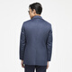 Junger Männermantel Herren Vierköpfiger Single Breaked Jacket Slim Fit Business Coat Wolle Mischung dicke und warme blaue L 175/96a
