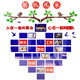 
Customized team style display photo wallpaper stickers office layout decoration 3d three-dimensional corporate culture honor 2694 team style-big red + coffee + sea blue + dark green + white small