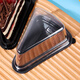 Baijie triangular cake box 8-inch mousse layer cake box baking Western pastry disposable packaging box 20 pieces