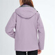 Chaqueta Simboo para hombres, pelaje de tres en uno a prueba de viento y tibio con alpinismo de terciopelo y esquí al aire libre 12805 Purple-Women S