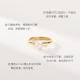 Jingrun Mood Alloy Freshwater Pearl Ring 6-7mm White Steamed Bun Shape Fashion 6-7cm