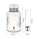 Extreme space wine container, special bottle for wine, household use 20 Jin Jin is equal to 0.5 kg, glass sealed jar, kimchi jar, sealed wine bottle with faucet