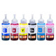 Tinte eignet sich für EPSON L801 L850 L810 Drucker Tinte T6741 Tintenbehälter-Farb-Tintenstrahl-Multi-Funktion-Maschine T674 Tinte Sechsfarbener Tintensatz für L801 L850 L810 Drucker geeignet