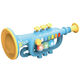 Jennerson Kinder Saxophon Baby Tiger Schwarzer Röhrchen Elektrische Drahtinstrumente Kollektion Einfaches Lernen tragbares Musikspielzeug für Anfänger Blue Tiger [Lade -Set]