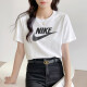 耐克（NIKE）女装运动套装2025夏上新款休闲透气经典短袖T恤梭织五分裤两件套 DX7907-100和FV6623-019 2XL(175)