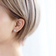 
Crystal Tremella Clip for women without ear piercing ear bone clip without holes and ear studs versatile ear jewelry for Chinese Valentine's Day gift to girlfriend and wife E1478 Four-leaf clover ear clip - no need to punch ear piercing