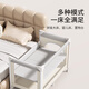 Yeehoo Neugeborenes Baby Kinderbett Spleißen großes Bett tragbares Bett Multifunktions Windel Windel Faltbares mobiles Babybett Multifunktionales Babybett