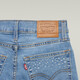 
Levi's Women's 724 High Waist Slim Straight Slim American Retro Bourgeois Ins Style Jeans Light Blue 27 (28)