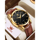 Top 10 schweizerische mechanische Uhren für wasserdichte Herrenuhren für High-End 2025 Neue Top-Ten-Marken von Herrenuhren für transparente Bodengürtel 6629 braune Lederblaue Männer Uhr