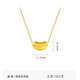 Prodigal Heart 999 Pure Gold Acacia Bean Pendant 3D Hard Gold Transfer Bead Necklace Gold Gold Bean Couple Gift Betting Large Edition 9 Large Edition 999 Pure Gold Red Bean + 18K Gold Necklace Set Chain