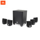 JBL Cinema 510 Home Cinema 5.1 Wall-montierte Satelliten-Surround-Lautsprecher-Set Wohnzimmer TV Home Audio mit Power Subwoofer 5.1 Lautsprecher-Set (muss mit einem Stromverstärker verwendet werden)