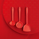 OU Ruibo Oriental Hongyun-Silicon SCOOP Cocina de tres piezas DIY/MILDA Herramientas de cocina Silicone Kitchenware Set Orb-699